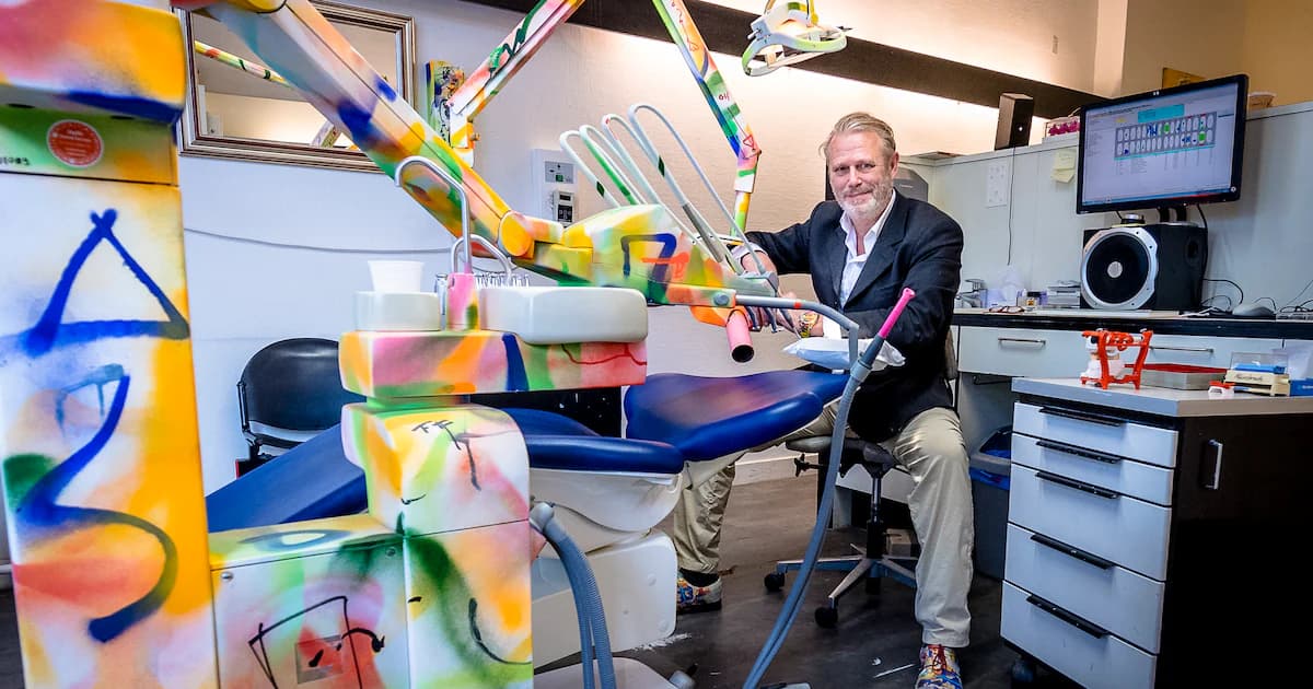 Child-friendly dentist Hans Kleinjan